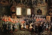 LANCRET, Nicolas Solemn Session of the Parliament for KingLouis XIV,February 22.1723 china oil painting artist